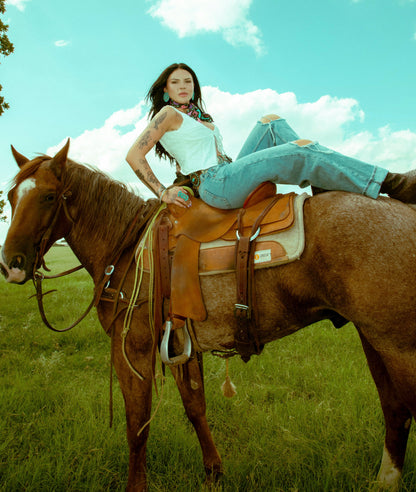 The Cosmic Cowgirl Scarf - Preorder