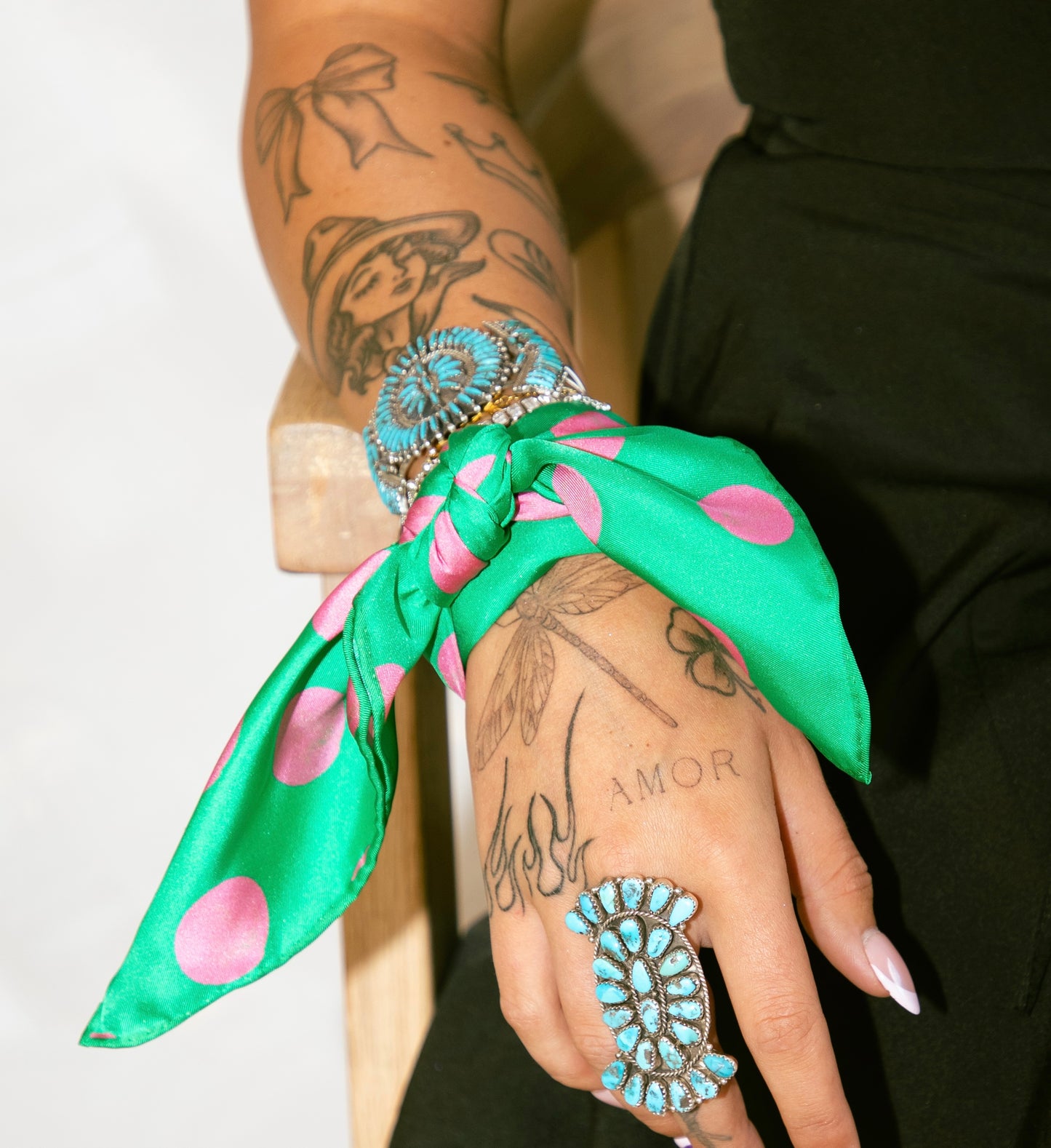 The Dolly Dot Scarf - Preorder